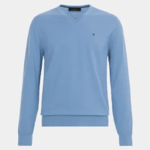 Cotton V-neck Sweater