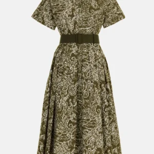 Alternative view of Paisley Print Poplin Dress